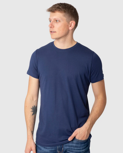 Alfani Men's Navy Blue T-Shirt AA07-002 WSD14 shr