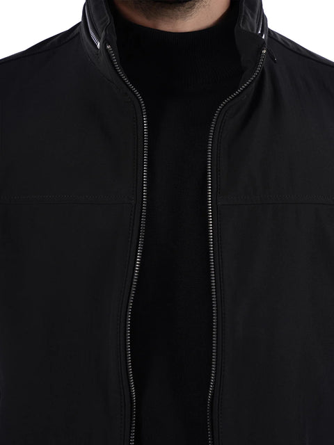 Celio Men's Black Solid Regular Fit Jacket|Celio In Lebanon