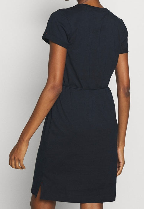 Tommy Hilfiger Women's Navy Ribbed Bodycon Midi  Dress | Tommy Hilfiger in Lebanon