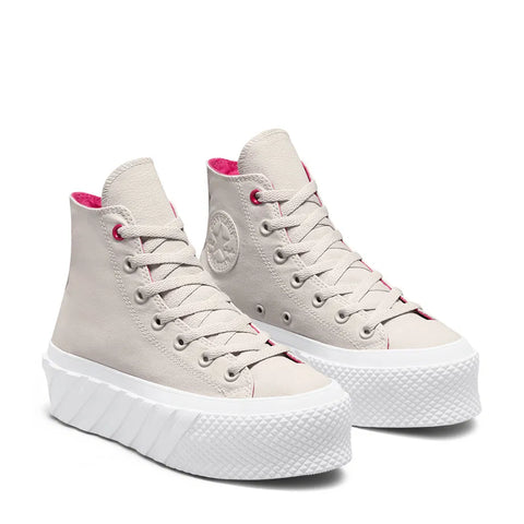 Converse Women's Pink & White Chuck Taylor All Star Lift 2X High Pale Putty |Converse In Lebanon