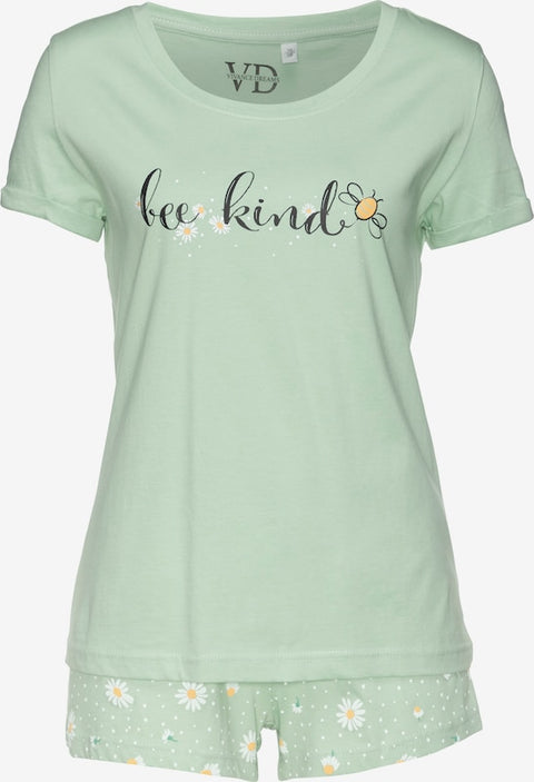 Vivance Dreams  Women's Mint Short Pajama  Set | Vivance Dreams  in Lebanon