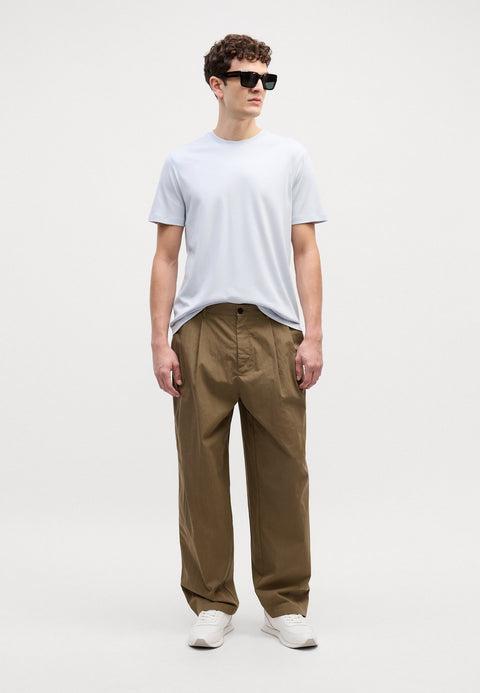 Calvin Klein Men's Light Blue Supima Basic Plain T-Shirt | Calvin Klein In Lebanon