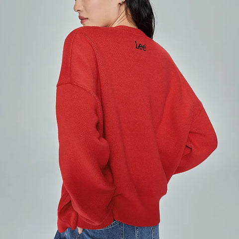 Lee Women's Red Long-Sleeve Sweatshirt | Lee in Lebanon