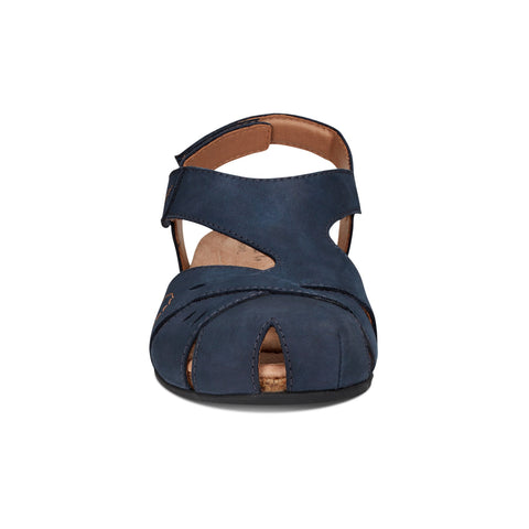 Earth Women's Dark Blue Birdine Casual Round Toe Slip  Sandals  | Earth  in Lebanon