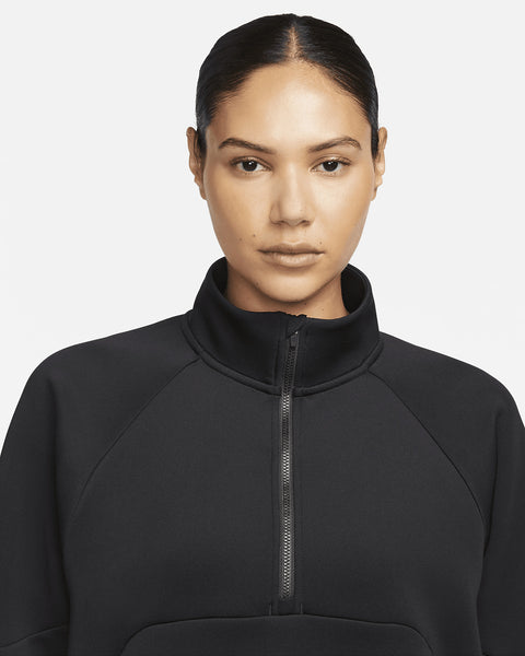 Nike Women's Black Dri-FIT Prima 1/2-Zip Training Blouse | Nike In Lebanon