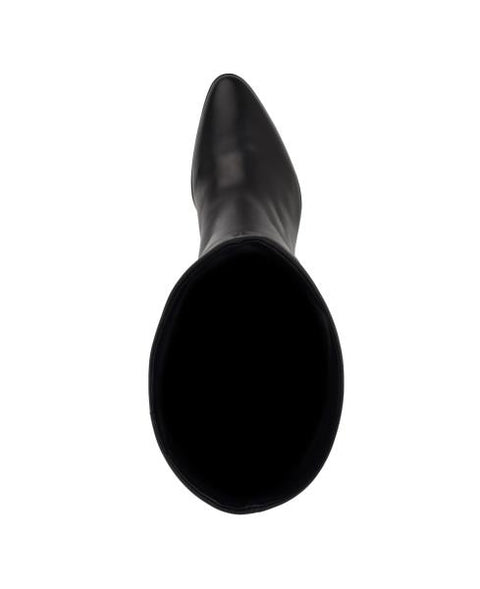 Calvin Klein Dawna Women's Boots Black Leather : 7 M