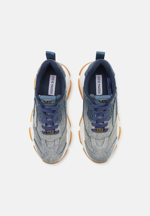 Steve Madden Women's Park Ave Denim Sneakers | Steve Madden In Lebanon
