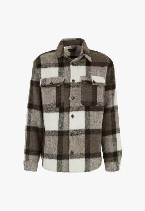 Jack & Jones Men's Multi-Beige Blanorth Check Shacket | Jack & Jones In Lebanon