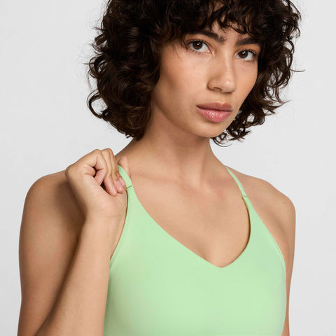Nike Women's Lime Green Padded Adjustable Sports Bra | Nike In Lebanon