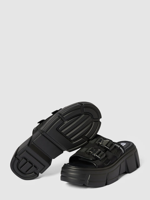 Steve Madden Women's Black Slide Activator Sandal |Steve Madden In Lebanon