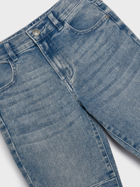 Sinsay Boy's Blue Biker Jeans With Washed Effect | Sinsay In Lebanon