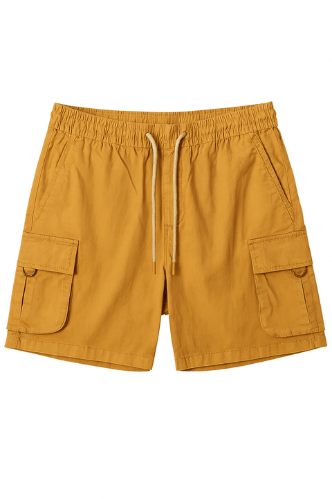 Pull & Bear Men's Camel Cargo Short 5690/506/615