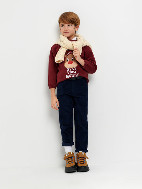 Sinsay Boy's Navy Ribbed Pants | Sinsay In Lebanon
