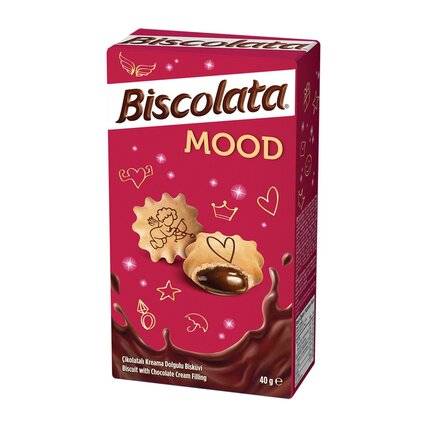Biscolata Mood Milk Chocoate Biscuits 40g | Biscolata In Lebanon