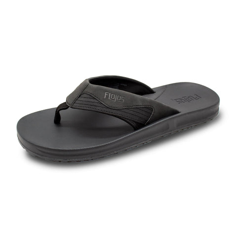 Flojos Men's Black Jorge 2 Slippers | Flojos In Lebanon