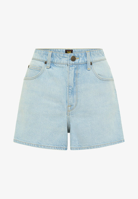 Lee Women's Light Blue Soft Diffused Denim Short | Lee In Lebanon