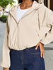 Sinsay Women's Beige Bomber Hooded Jacket | Sinsay In Lebanon