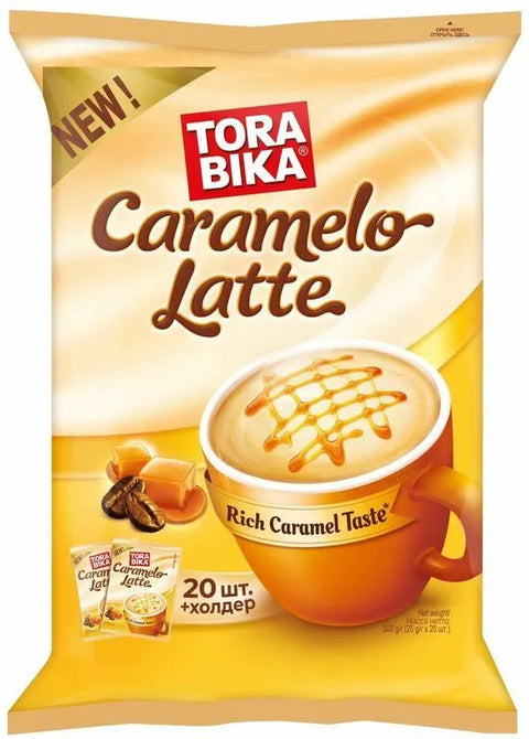 Tora Bika Caramelo Latte 20 Sachets 500g