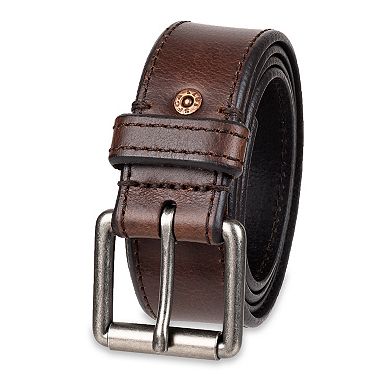 Levi's Men's Brown Leather with Roller Bar Buckle Belt  | Levi's in Lebanon