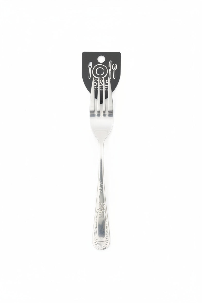 S&S Kitchen Star Stainless Steel Dinner Fork Rust Free Cutlery(CHT/SSDF)