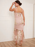 Chi Chi London Women's Rose Dress U3HJ3 FE304