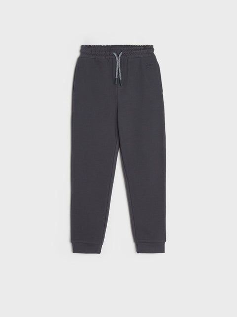 Sinsay Boy's Grey Rib Knit Sweatpants | Sinsay In Lebanon