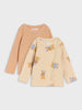 AYA   Sinsay Baby Boy Blouse 2-Pack Beige-Light Coral