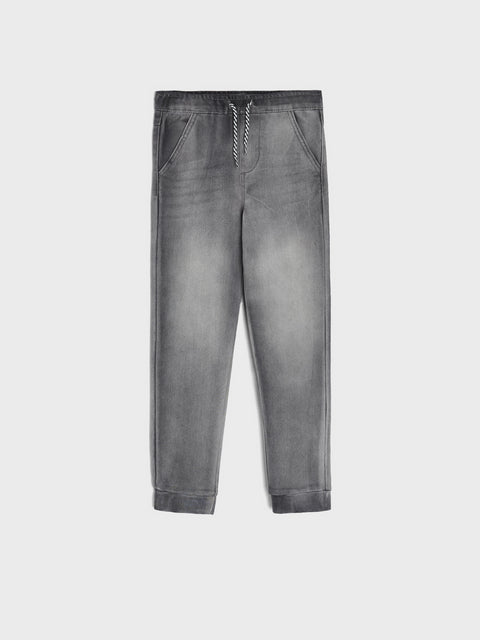 Sinsay Boy's Light Grey Jogger Jeans With Washed Effect | Sinsay In Lebanon