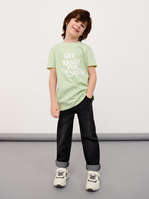 Sinsay Boy's Washed Black Slim Regular Jeans| Sinsay In Lebanon