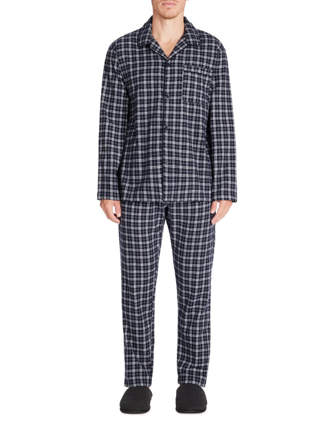 Celio Men's Navy Plaid Pajama Set | Celio In Lebanon