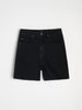 Sinsay Women's Black Denim Bermuda Short | Sinsay In Lebanon