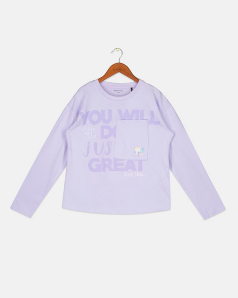 Reserved Girl's Lilac Sweatshirts 8067K-04X(SHR)