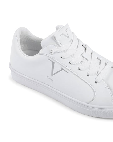 V Italia By Versace Women's White SNK 001 Sneakers | V Italia In Lebanon