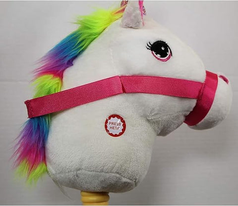Ponyland Music Stick Animal, White & Rainbow Unicorn, Kids Ages 3+ | Ponyland In Lebanon