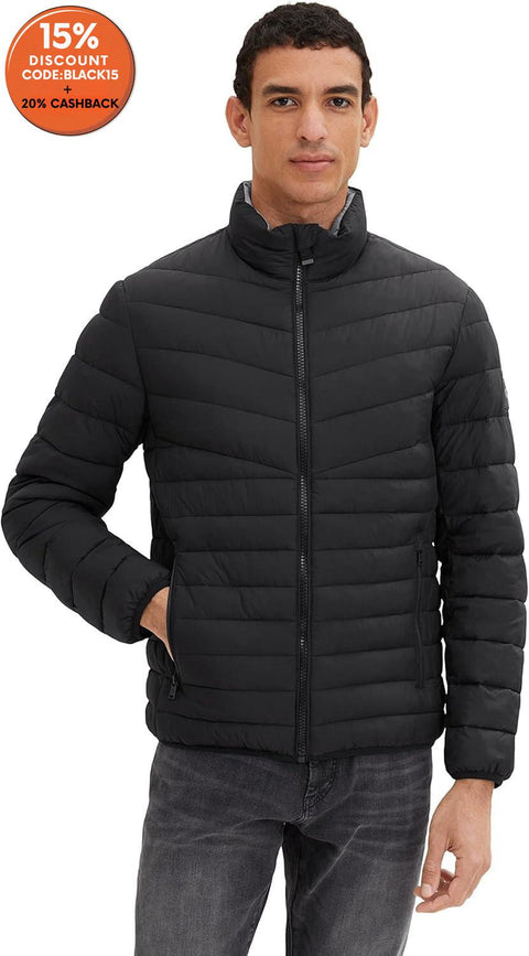 Tom Tailor Men's Navy Puffer Jacket |Tom Tailor in Lebanon
