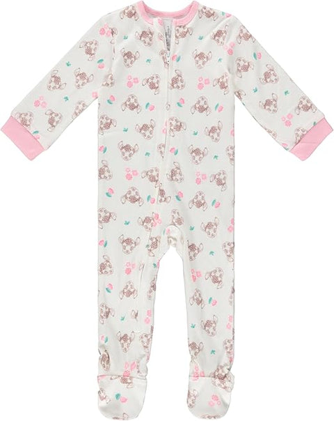 Disney Baby Girl's Bambi Pink 2 Pack Zip-Up Sleeper |Disney In Lebanon