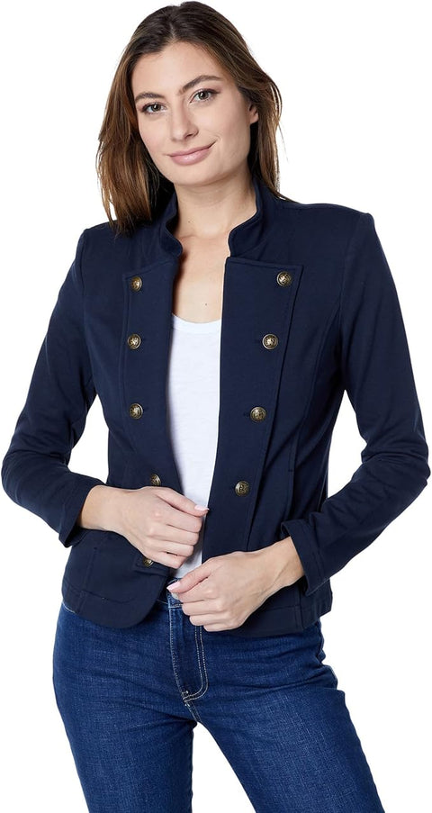 Tommy Hilfiger Women's Navy Open Front Band Blazer | Tommy Hilfiger In Lebanon