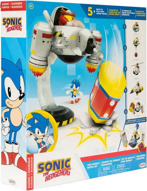 Jakks Sonic The Hedgehog Egg Sonic & Dr. Eggman 2.5 Inch Action Figures | Jakks In Lebanon