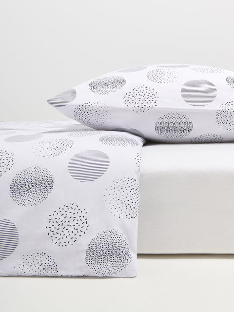 Sinsay White Printed Cotton Pellow Case | Sinsay In Lebanon