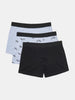 Sinsay Men's Black & Grey Classic 3-Pack Cotton Boxers | Sinsay In Lebanon