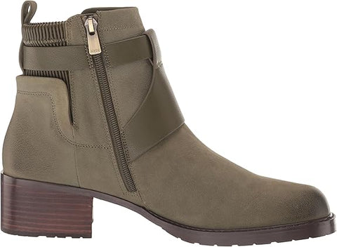 NYDJ Women's Khaki Green Parvani Heeled Ankled Boot | NYDJ in Lebanon