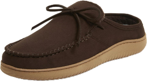 Dearfoams Men's Brown Fowler Moc Toe Clog Indoor Outdoor Supportive House Slipper |Dearfoams In Lebanon