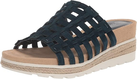 Bella Vita Women's Navy Oaklynn Wedge Slipper | Bella Vita in Lebanon