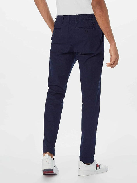 Tommy Hilfiger Men's Navy Active Th Flex Stretch Melange Trousers | Tommy Hilfiger In Lebanon