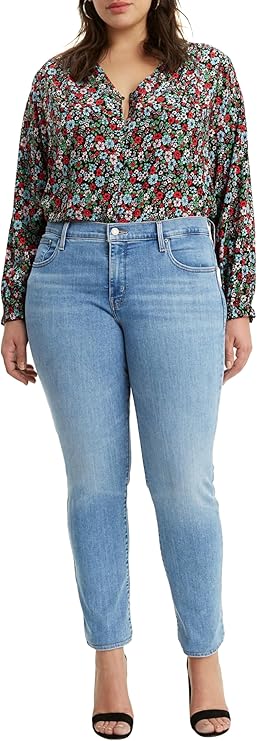 Levi's Women's Light Blue Denim Plus Size  Skinny  Jeans   |  Levi's in Lebanon