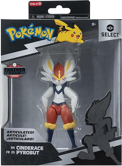 Pokémon Select Cinderace - 6-Inch Super-Articulated Figures |  Pokémon In Lebanon