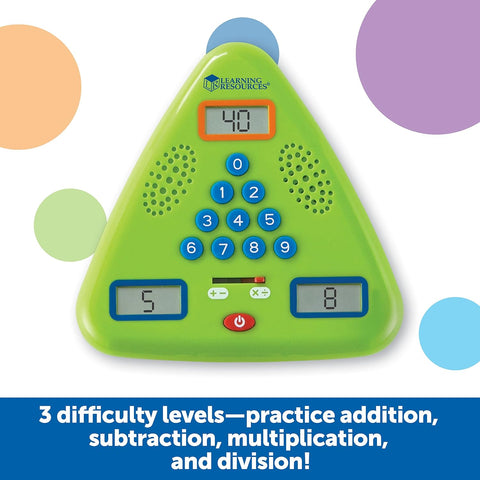 Learning Resources Minute Math Electronic Flash Card |Learning Resources In Lebanon