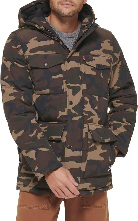 Levi’s Men's Multicolor Camo Printed Quilted Jacket | Levi’s In Lebanon