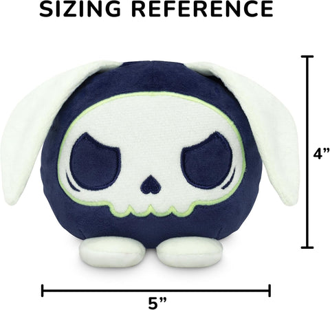 TeeTurtle Bunny and Reaper Reversible 4" Glow in The Dark Plushie | TeeTurtle In Lebanon