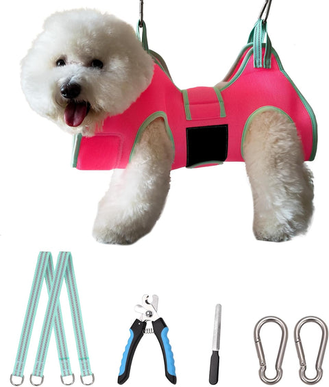 Kkiimatt Dog's Pink Grooming Hammock | Kkiimatt In Lebanon